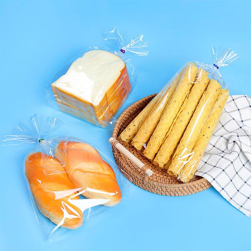 Clear Drawstring Packaging Bag for Cookies, Bread, Candy, and Baked Goods
