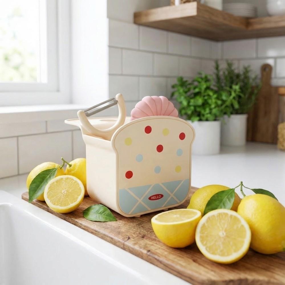 Hanging Design Kitchen Sink Storage Toast Shaped Drain Basket Sink Countertop