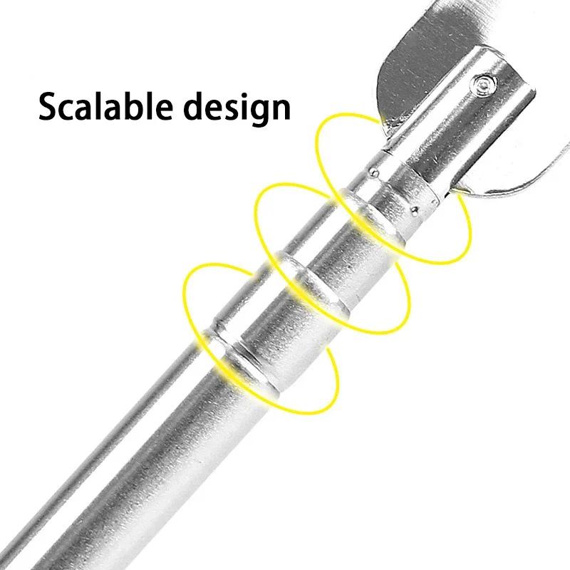 1/2Pcs 31cm-65cm Retractable Metal Shoe horns Long handled Shoehorn pregnant woman elderly Shoe spoon Shoe spatula 1 Pcs
