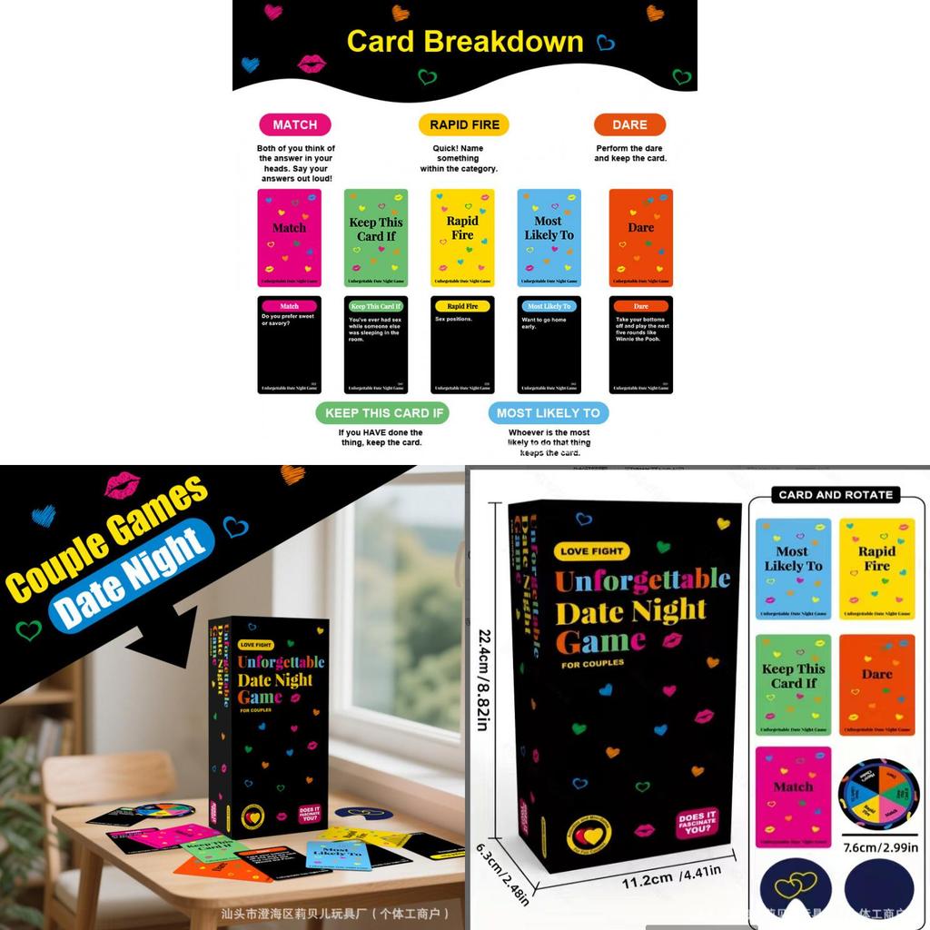 The Ultimate Date Night Game With Visual And Cognitive Skills For Indoor Romantic Play