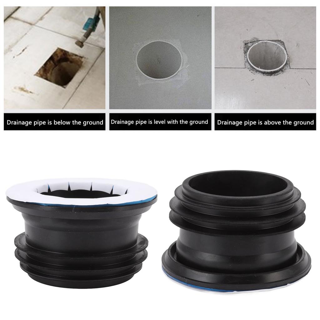 Toilet Sling Odor Resistant Lkproof Multifunctional Rubber Toilet Gasket