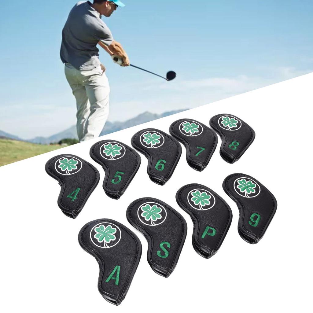 9PcsCelsiusSet PU Iron Head Covers Set Iron Headcover Rod Head ive Cover