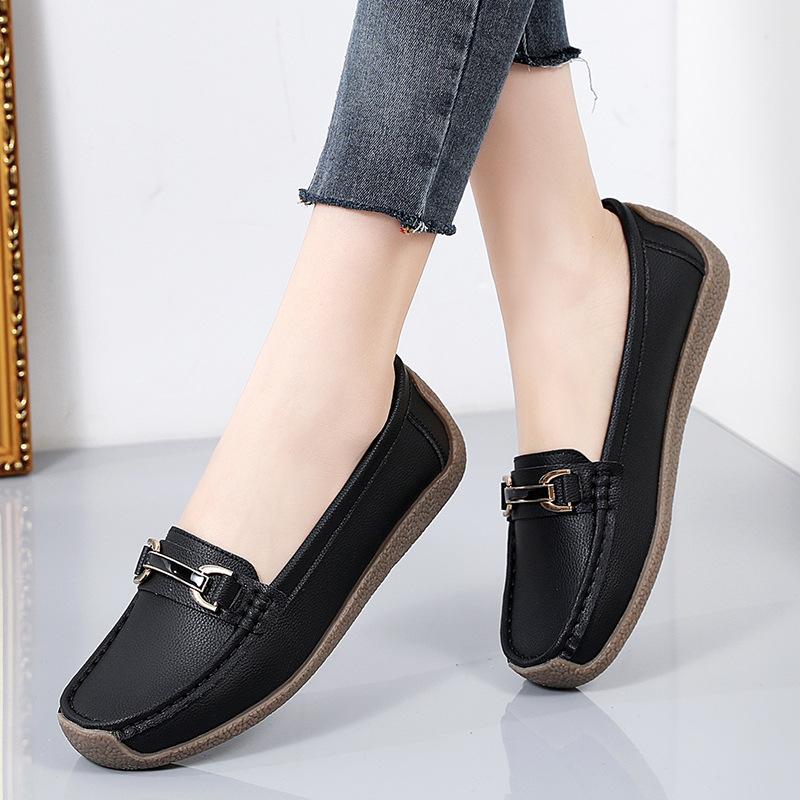New Style Flat Toe Shoes for Women Casual Soft Sole Mother Shoes