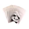 100Pcs/Pack Panda Decoration Self-Adhesive Cookies Bag Wedding Candy Bags