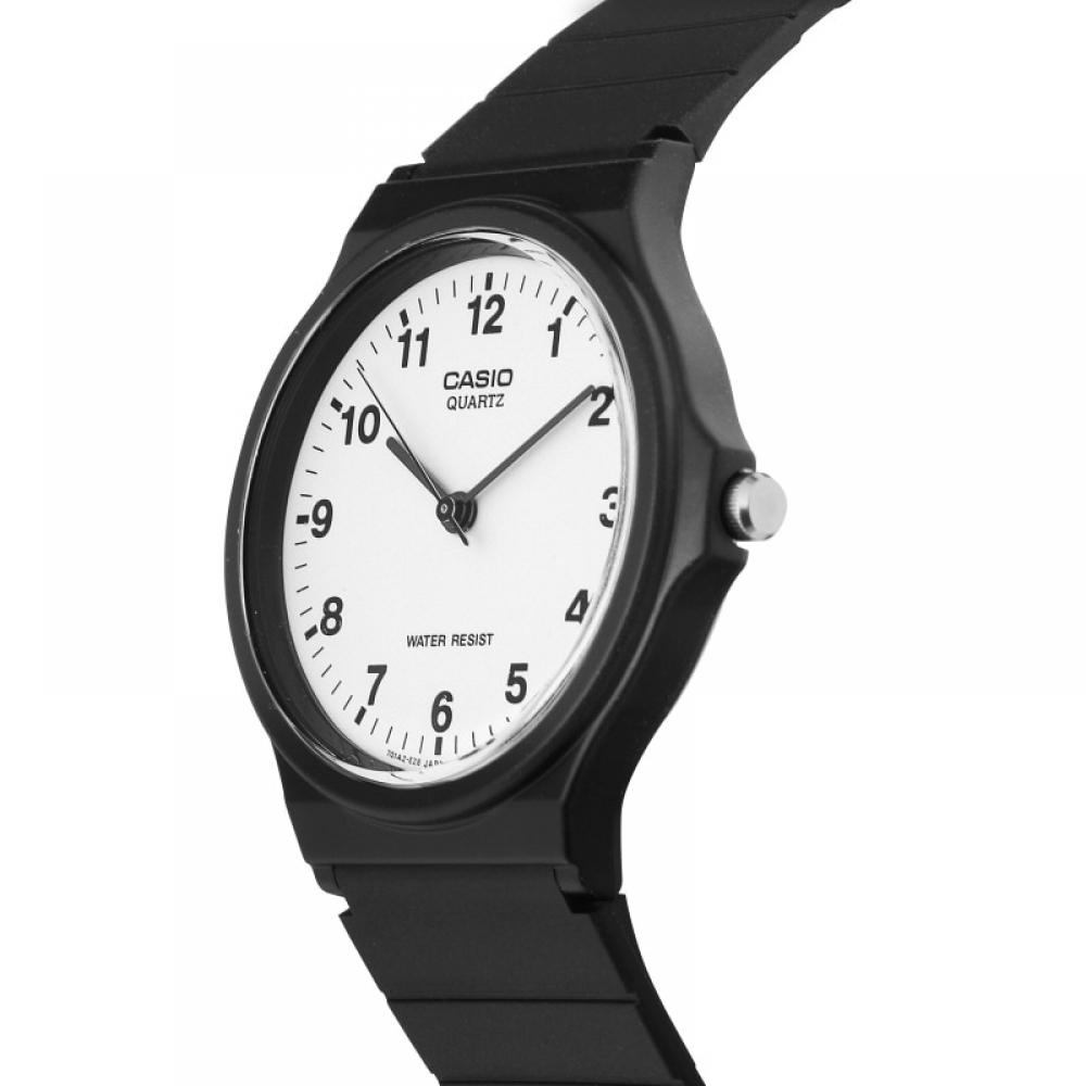 Casio Mq 24 7bldf  Mq 24 7b  Relógio Analógico Sat Estudante Uretano