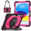 Kids Tablet Case For iPad 10 10.9 10th 10.2 Pro 11 9th 8th A16 Air 5 4 Generation Shockproof Rotating Stand Shoulder Strap Cover