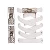 2 Pcs with Bling Diamond Charms the Sneaker Buckles,Diamond shoelace buckle,Lazy man's shoelace buckle,black,silver,golden