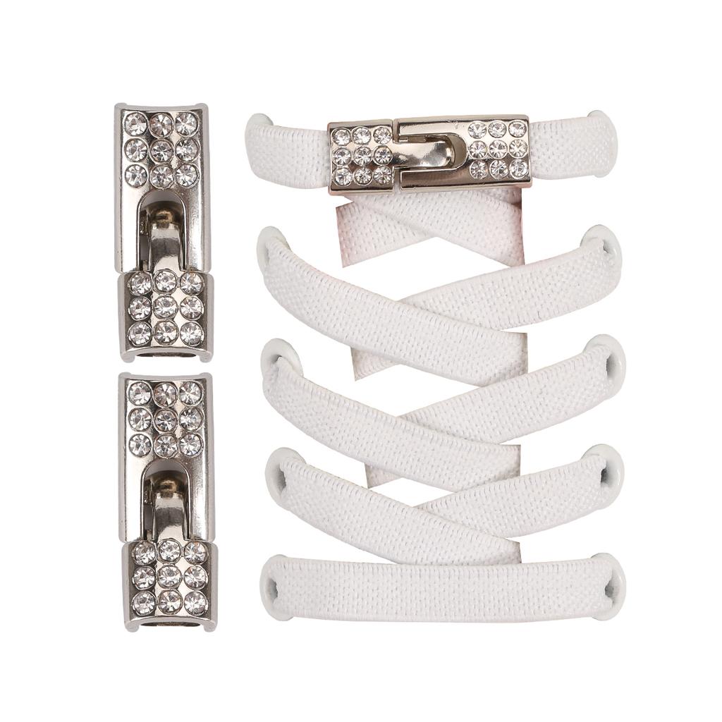 2 Pcs with Bling Diamond Charms the Sneaker Buckles,Diamond shoelace buckle,Lazy man's shoelace buckle,black,silver,golden