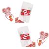 Strawberry Hair Clip Glitter Women Kid Hairgrips Headdress Barrettes Glitter Hair Tie Sweet 2000s Girls Hairpins