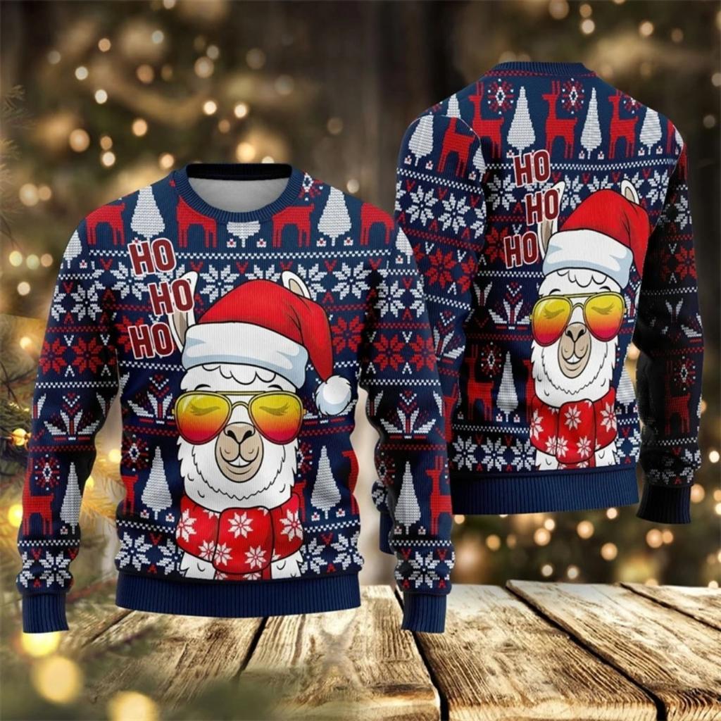 Fashion Men Women's T-shirt Christmas Funny Print O-Neck Pullover Top Casual Sweatshirt Kids Tees Top Clothing