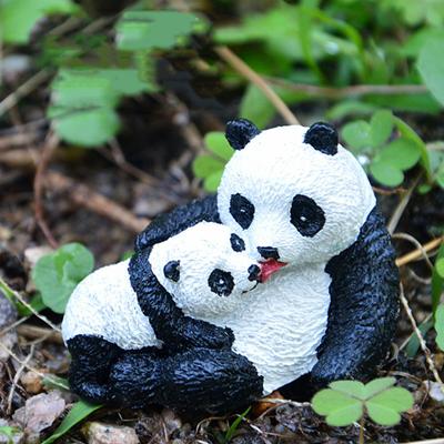 Jedinečná socha Pandy Roztomilé Pěkné Atraktivní