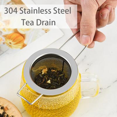 Fold Stainless Steel Mesh Tea Infuser with Lid Reusable Cup Strainer Loose Leaf Spice Filter for Teapots Mugs Cup To Steep Tea Coffee