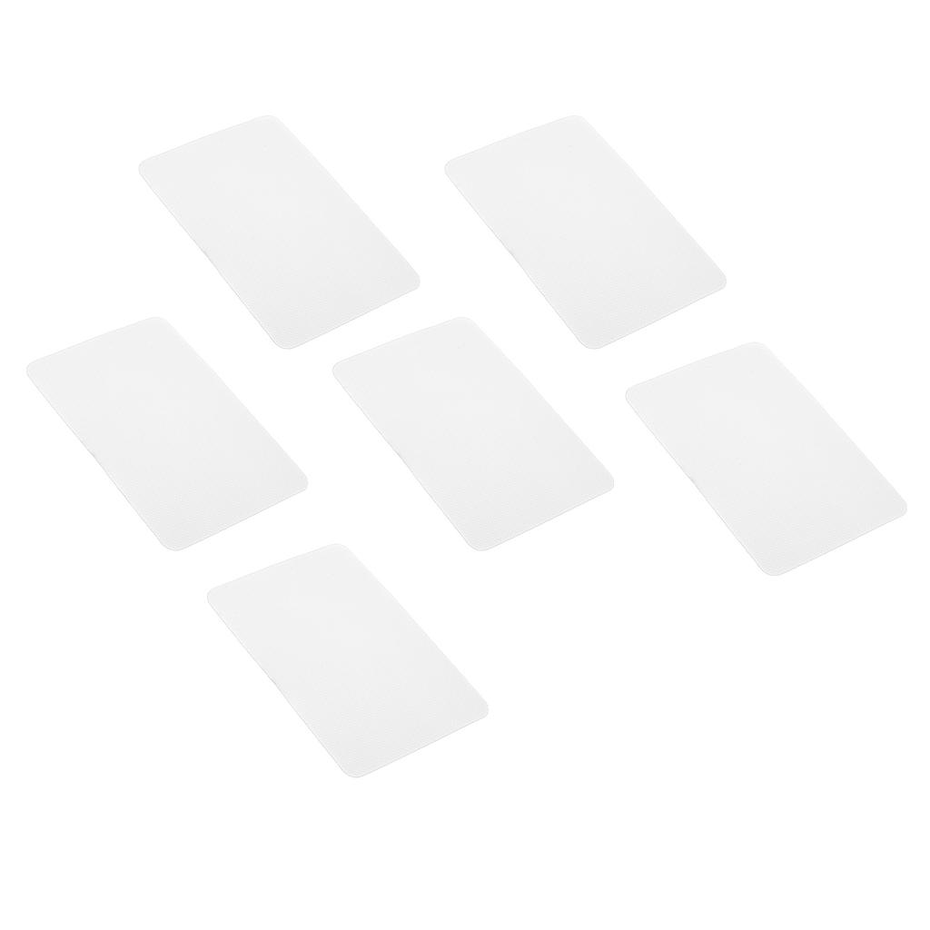 6pcs Boat Repair Kit Wear Resistant Repair Patches for Inflatable Boat Kayak Water ToysWhite
