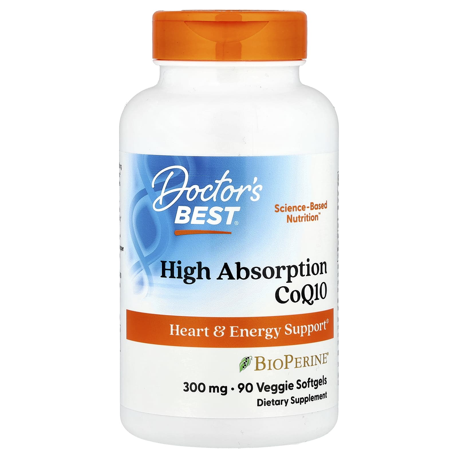 

Doctor S Best, High Absorption Coq10, 300Mg, 90 Softgels