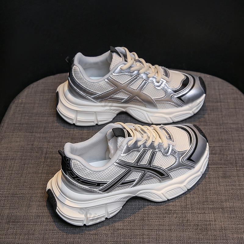 Women Casual Sneakers Platform Flat Shoes Trainers Female Thick Soled Running Shoes Fashion Breathable Tennis Vulcanized Shoes