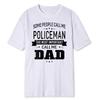 Policeman Dad Some Call Me Policeman The Most Important TShirt Soft Modal Blend Tee Funny Law Enforcement Parenting Casual Tops
