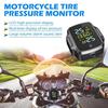 Sistema de Alarme de Pressão de Pneus de Motocicleta Sensores Antifurto Monitor TPMS Sem Fio