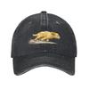 Cute Dog Running Dog Art Print Running Dog Casual Baseball Cap Kpop Rock Hats Summer High Quality Couple Women Snapback Cap