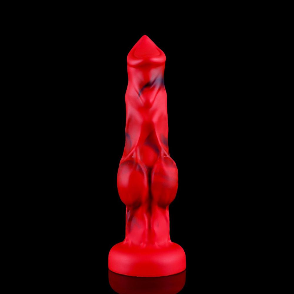 Weiblicher SM-Tierförmiger Silikon-Analplug - Neuartiger Realistischer Dildo Erwachsenen-Sexspielzeug