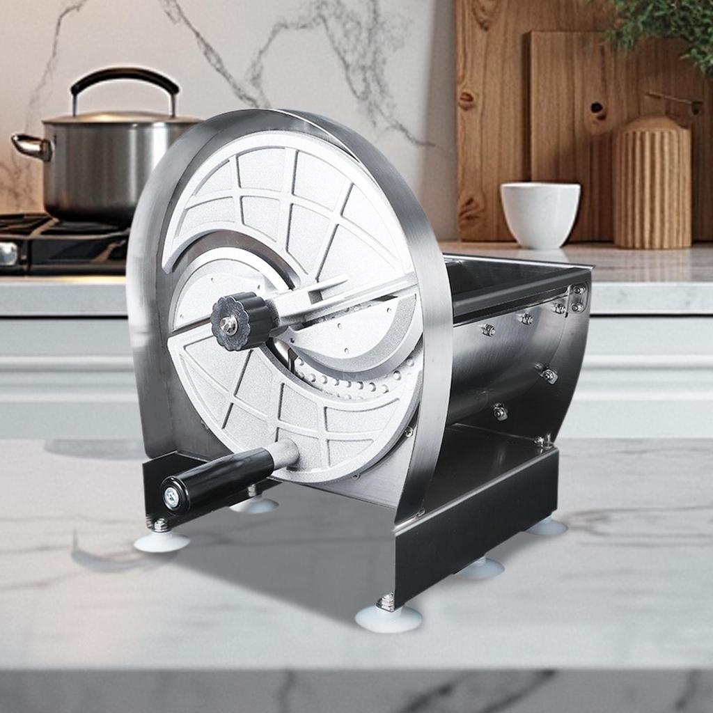 Manual Fruit Vegetable Slicing Tool Convenient Hand Crank Portable Commercial Food for Onion Potato
