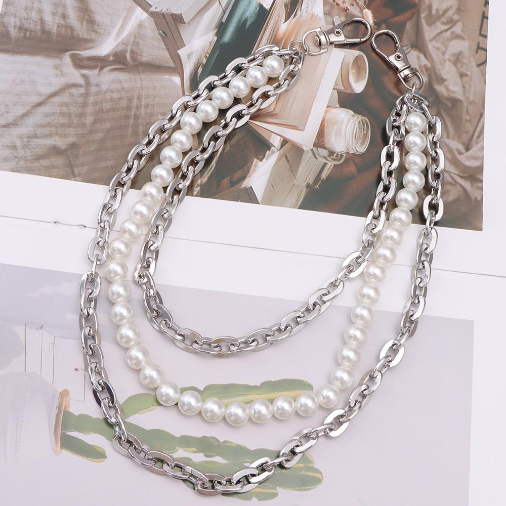 Pearl Style Womens Waist Chain Metal Multilayer Jewelry For Summer Fashion Accessory
