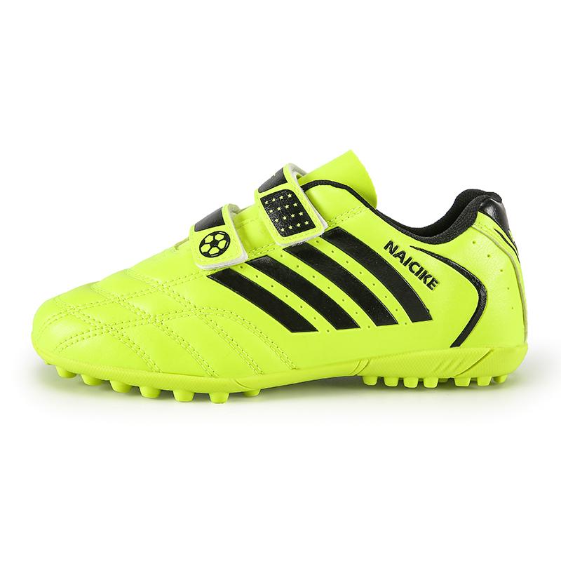 Shock-absorbing Non-slip Wear-resistant Velcro Short Nail Outdoor Football Shoes Training Children's Shoes