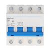 4P Miniature Circuit Breaker DIN Rail Mount Low Voltage Protection Switch 400V 40A DZ47‑63 C40