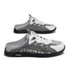 Fashion Men Slippers 2025 Summer Trendy Men Flat Bottom Casual Shoes Soft Sole Men Sneakers Outdoor Half Slippers Zapatos De Hombre