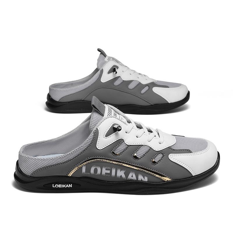 Fashion Slippers for Men Trendy Men's Flat Bottom Casual Shoes Soft Sole Support Shoes Men's Sneakers Zapatos De Hombre 2025