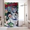 Japanese Anime P-Phantom B-Busters 1Pc Printed Shower Curtain Waterproof Washable With 12 Hooks Bathroom Shower Home Use