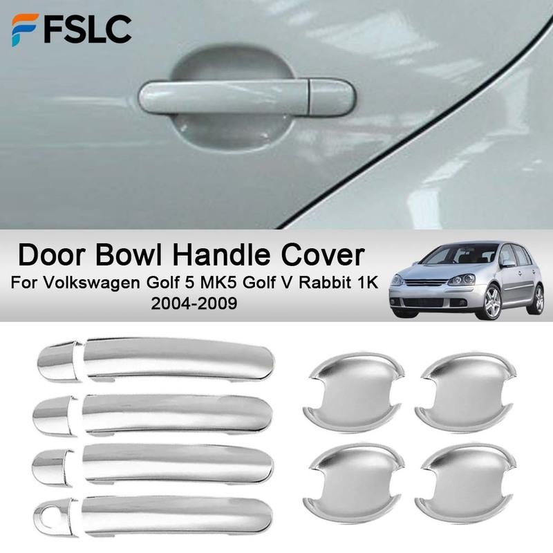 Car Decoration Door Bowl Handle Cover For Volkswagen Golf 5 MK5 Golf V Rabbit 1K 2004-2009 Cars Accessories Upgrade