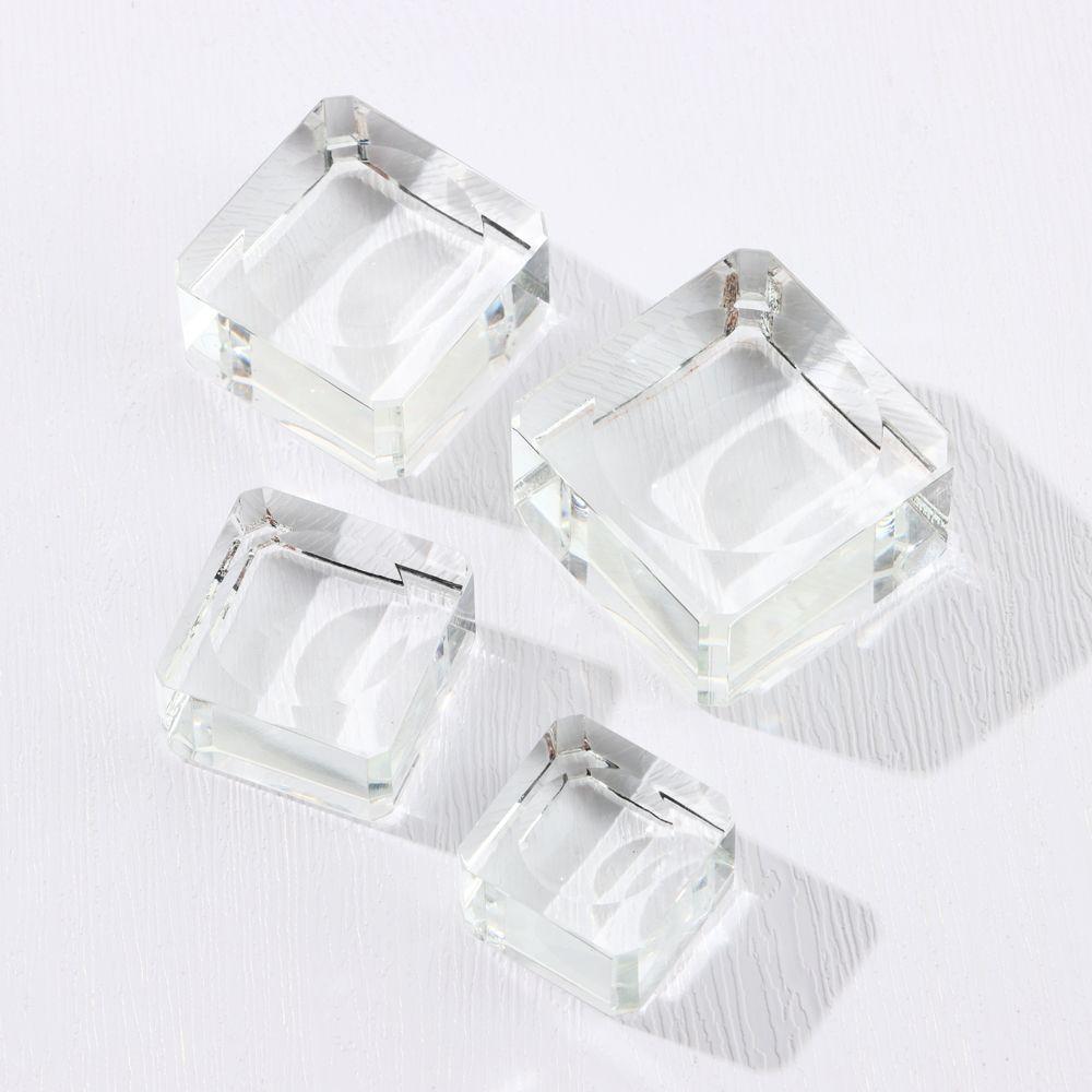 

1PC New Transparent Crystal Sphere Base Square Support Ball Display Stand Crystal Glass Pedestal Holder Crafts Home Decoration 25mm