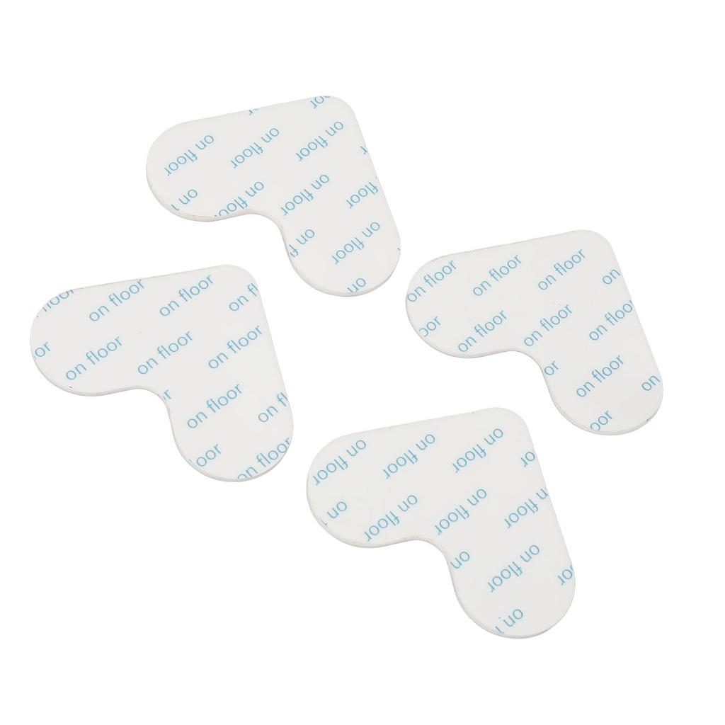 4 Pack Double Sided Carpet Tape Reusable Washable Heart Shape Slip Resistant Ultra Thin Area Rug