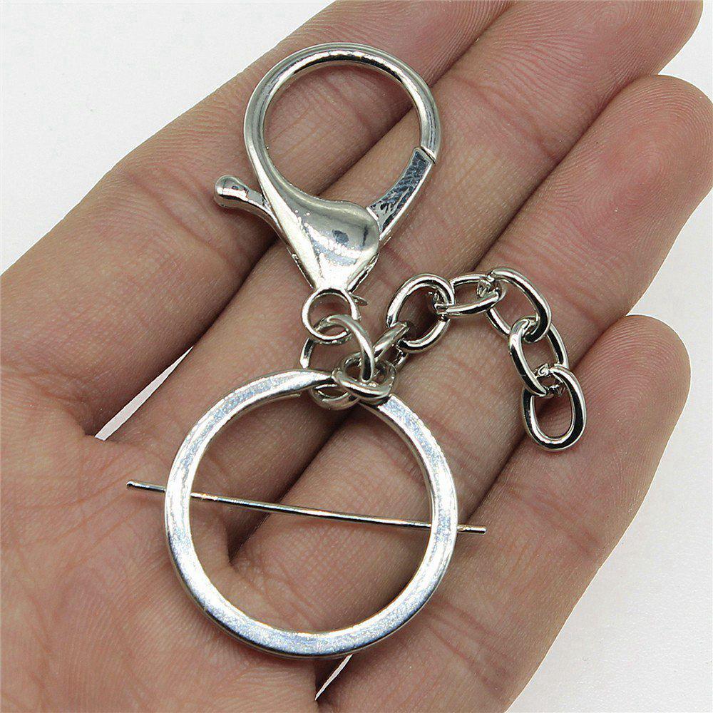 Accessories Parts 25-30mm Key Ring 2 Sizes 4 Colors Vintage Jewelry Supplies QA002