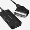 HDMI-kompatibler In-zu-Scart-Out-Kabelteiler HDTV 1080P Videokonverter Verlängertes Datenkabel-Adapter für Spielkonsolen-Player TV