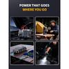 Portable 12V Jump Starter with Air Compressor, 160PSI Tire Inflator, LED Display, and Jumper Cables for Gas & 12L Engines