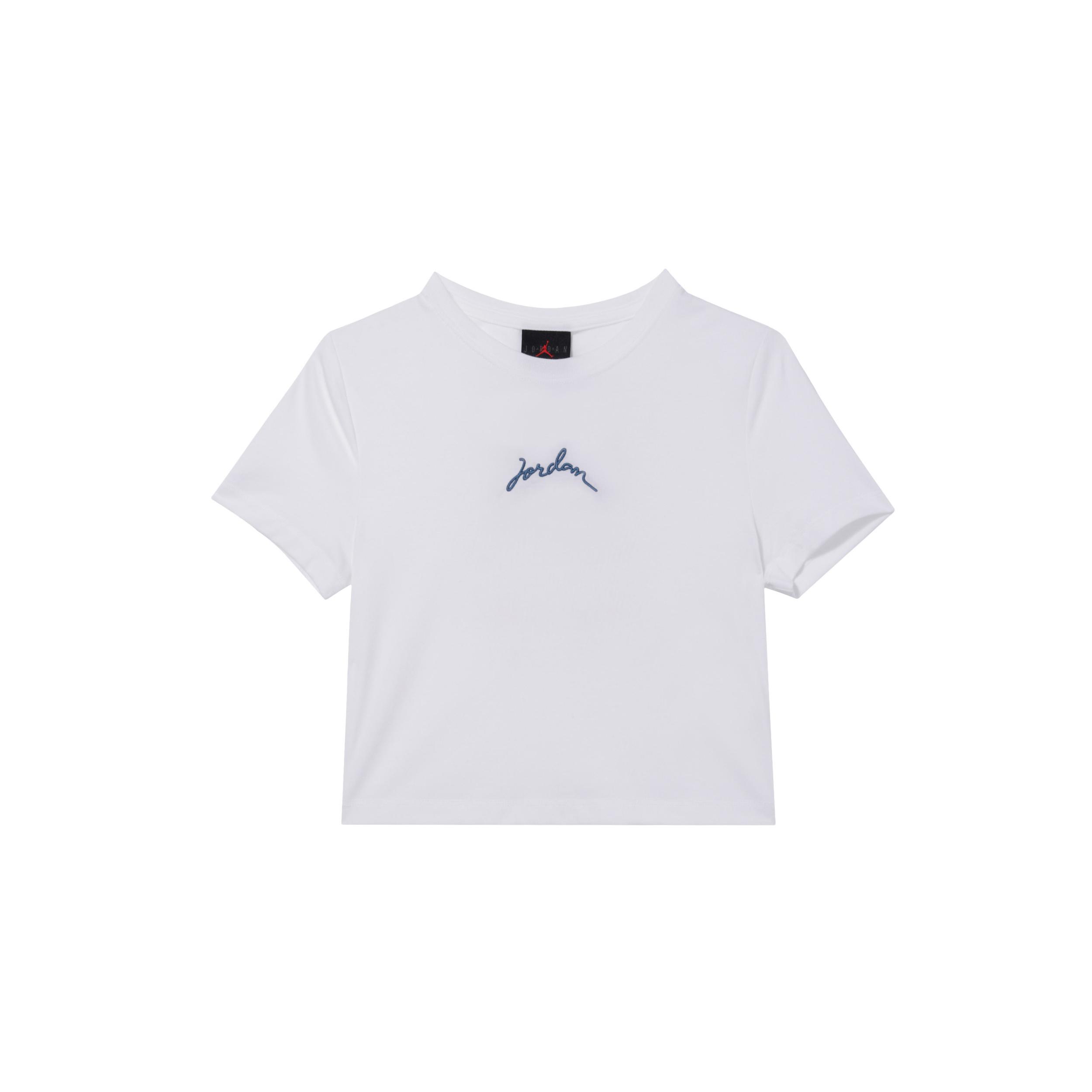 

New Jordan Regular T Shirt Women s White FN5721-100 S