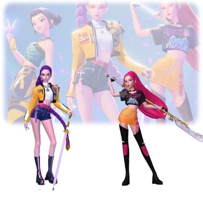New Anime Kpop Demon Hunters Action Figure Model Toy 16CM Rumi Ornament Collection Figures Model Toys For Kid Gift