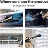 Tornado-Dry Cleaning-Gun Car-Air Blow-Gun Quickly Removes Surface Dirt and Dust Works with Air-Compressor (2 Nozzle*1PCS)