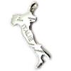 Les Trésors De Lily [N3949] - Silver Pendant 'Italy' (rhodium-plated) - 30x13 Mm