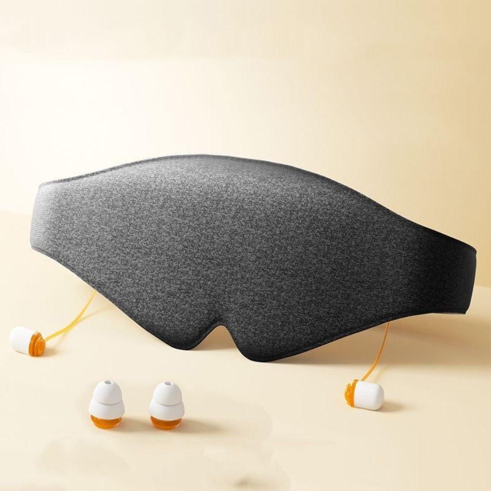 Sound Insulation Sleep Eyemask with Earplugs Light Blocking Sleeping Masks  Eye Protection