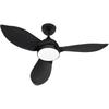 CORSICA Black - Ceiling Fan Ø116cm 70W + LED Lighting