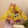 Spongebob Squarepants Keychain Kawaii Patrick Star Couple Bag Pendant Korean Cartoon Car Pendant Anime Children Gift