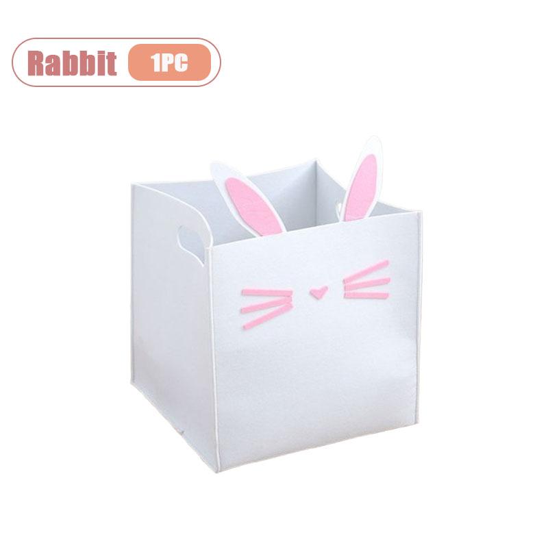 

Square Design Storage Bin Pet Toy Snack Organizer Bathroom Laundry Felt Basket Multi Purpose Household Container Organization