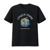 Watercolor Art Cinque Terre Italian Riviera Coastal Landscape Casual Print T Shirt Vintage Washed Unisex Fashion Stylish