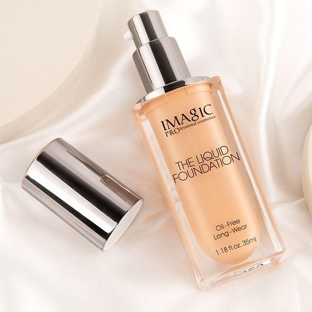 IMAGIC - Oil-Free Liquid Foundation - 5 Shades #1351 Porcelain - 35ml