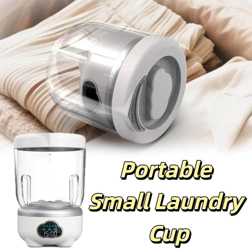 Foldable Design Mini Wireless Laundry Cup Mini Washing Machine Socks Underwear Cleaning
