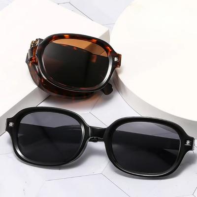 Oval Folding Fishing Sunglasses Fashion Versatile UV Resistant Sun Shading Sun Glasses Polarization Vintage Designer Sunglasses