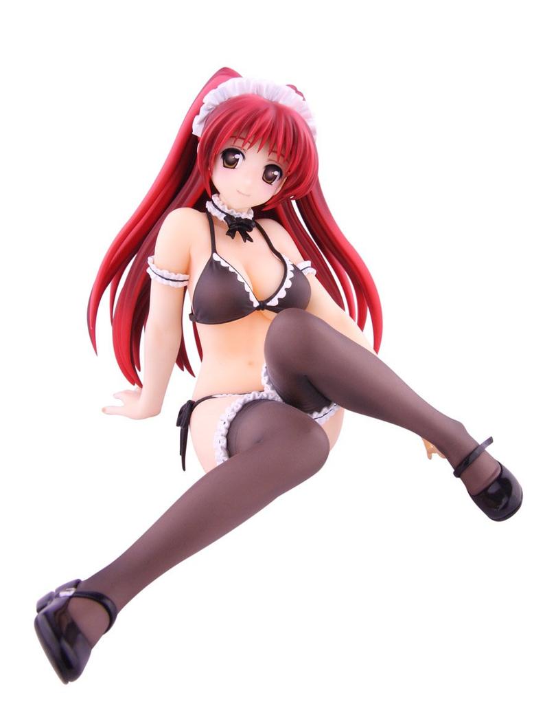 ToHeart2 Tamaki Kousaka Maid Bikini Black PVC Complete ver. (1/7 Pre-painted Figure)