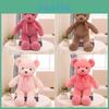 Adorable Colorful Teddy Bear Plush Toy With Soft Short Fur For Kids And Girls